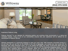 Tablet Screenshot of mywillowayhome.com